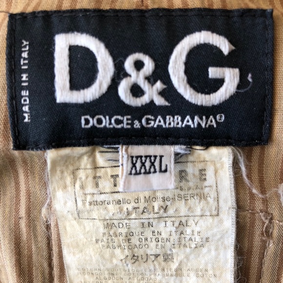 Dolce and Gabbana D&G Jacket Coat Made in Italy - Picture 6 of 7